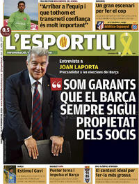 Portada L'Esportiu 2026-02-21