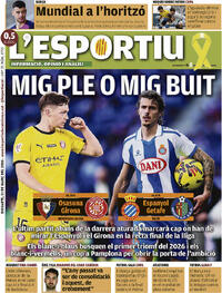 Portada L'Esportiu 2026-03-21