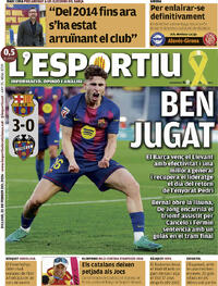 Portada L'Esportiu 2026-02-23