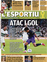 Portada L'Esportiu 2026-08-25
