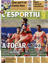 Portada L'Esportiu 2026-04-26