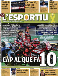 Portada L'Esportiu 2026-02-27