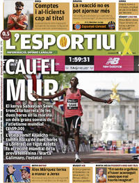Portada L'Esportiu 2026-04-27