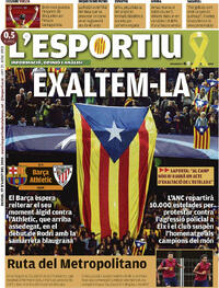 Portada L'Esportiu 2026-08-27