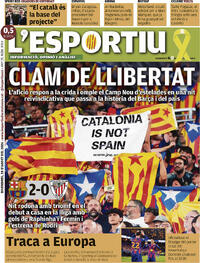 Portada L'Esportiu 2026-08-28
