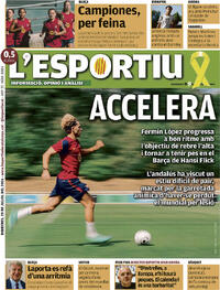 Portada L'Esportiu 2026-07-29