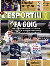 Portada L'Esportiu 2026-03-30