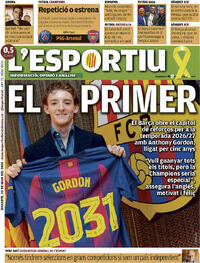 Portada L'Esportiu 2026-05-30