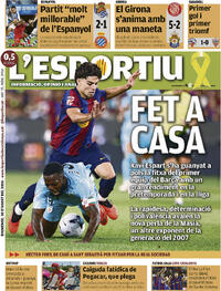 Portada L'Esportiu 2026-08-30