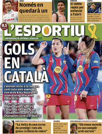 Portada L'Esportiu 2026-03-31