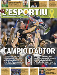 Portada L'Esportiu 2026-05-31
