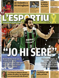 Portada L'Esportiu 2026-07-31