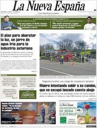 Portada La Nueva España 2019-03-19