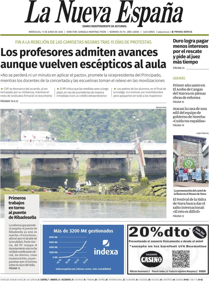 Portada Heraldo de Aragón 2025-06-11