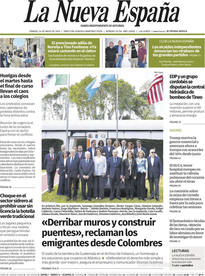 Portada Heraldo de Aragón 2025-05-24
