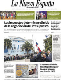 Portada La Nueva España 2025-11-01