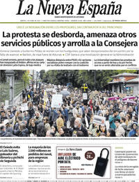 Portada periódico La Nueva España