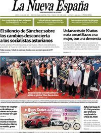 Portada periódico La Nueva España