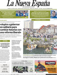 Portada La Nueva España 2025-08-03