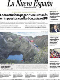 Portada La Nueva España 2025-12-03