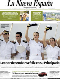 Portada La Nueva España 2025-07-04