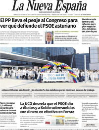 Portada La Nueva España 2025-10-04