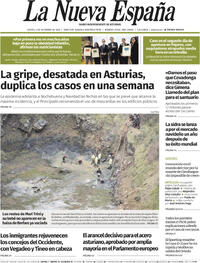 Portada La Nueva España 2025-12-04