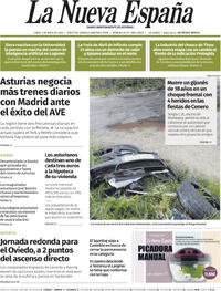 Portada La Nueva España 2025-05-05