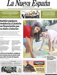 Portada periódico La Nueva España