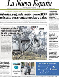 Portada La Nueva España 2025-11-05