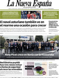 Portada La Nueva España 2025-05-06