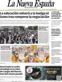 Portada La Nueva España 2025-06-06