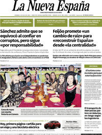 Portada La Nueva España 2025-07-06