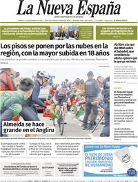 Portada La Nueva España 2025-09-06