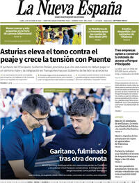 Portada La Nueva España 2025-10-06