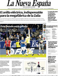 Portada La Nueva España 2025-12-06