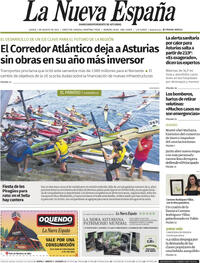Portada La Nueva España 2025-08-07
