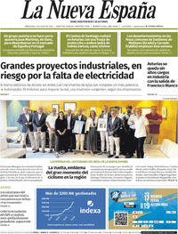 Portada periódico La Nueva España