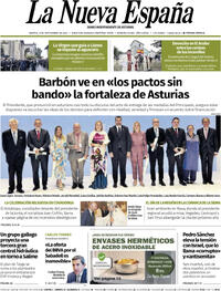 Portada La Nueva España 2025-09-09
