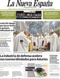 Portada periódico La Nueva España