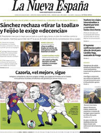 Portada La Nueva España 2025-07-10