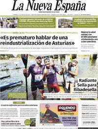 Portada La Nueva España 2025-08-10