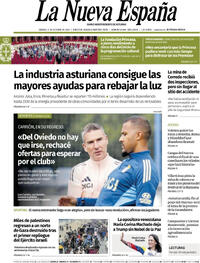 Portada La Nueva España 2025-10-11