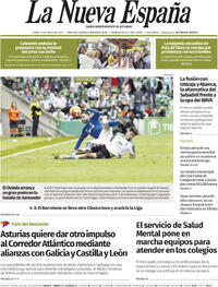 Portada periódico La Nueva España