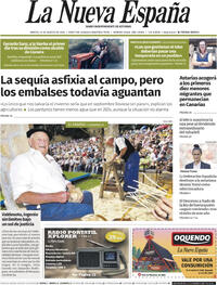 Portada La Nueva España 2025-08-12