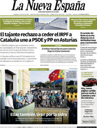 Portada La Nueva España 2025-07-13