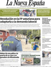 Portada La Nueva España 2025-09-13