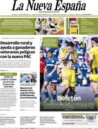 Portada La Nueva España 2025-09-14
