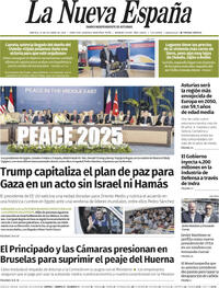 Portada La Nueva España 2025-10-14