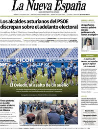 Portada periódico La Nueva España